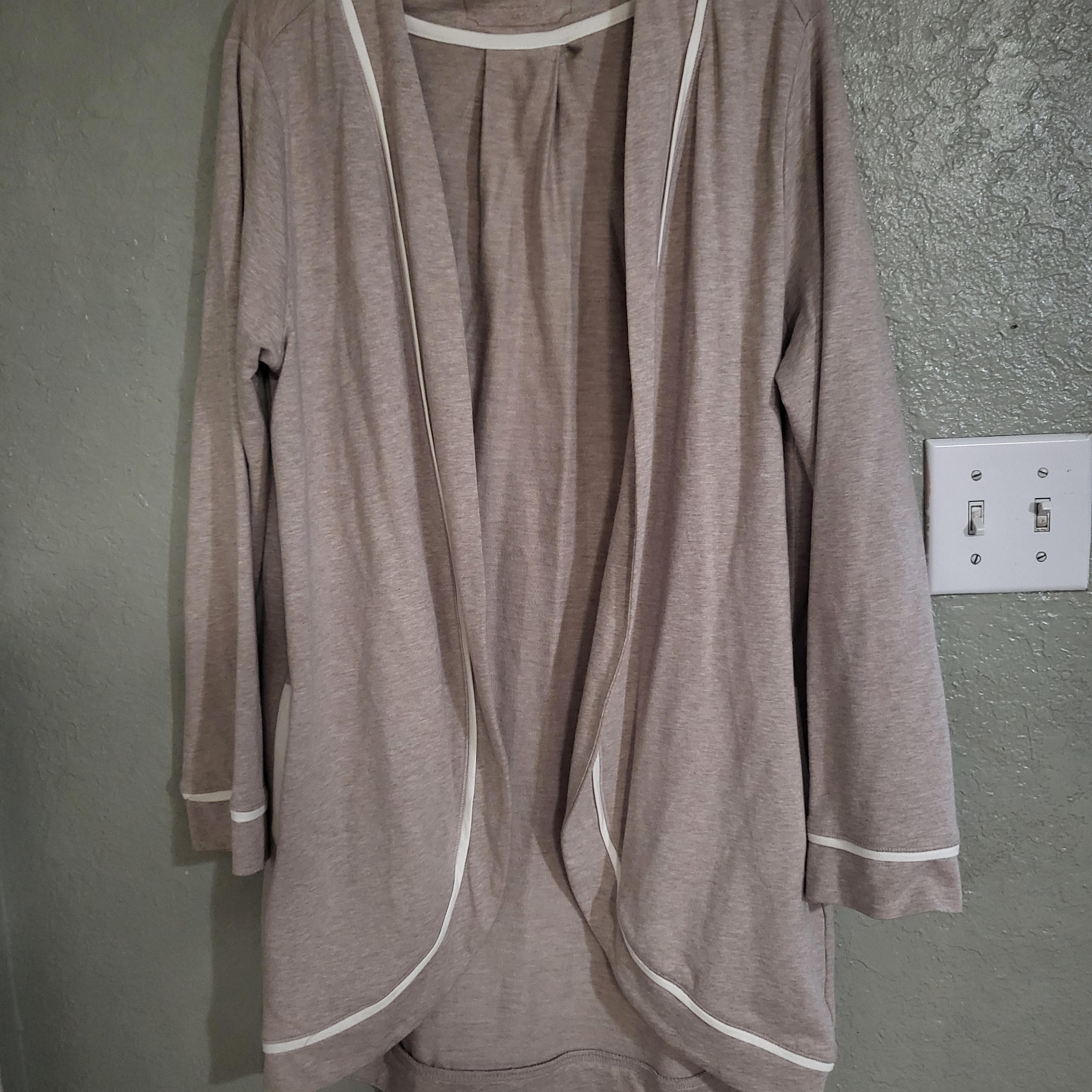 Carole Hochman Women's Lounge Open Cardigan
